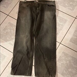 Signature by Levi Strauss Gray Relaxed Jeans Size W42 L32